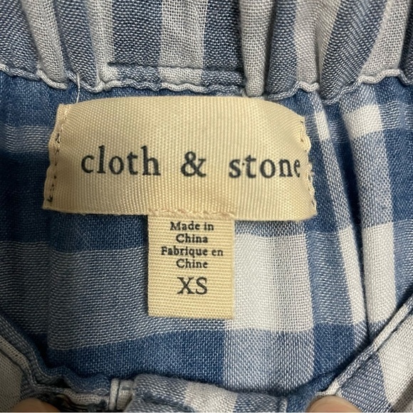 Anthropologie Cloth and Stone Boho Striped Off Shoulder Dress - Picture 3 of 16